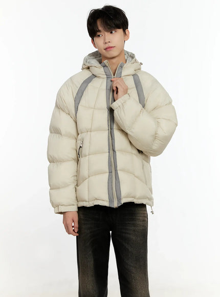mens-color-block-puffer-jacket-light-beige-io531