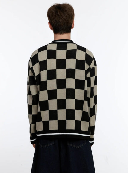 mens-checkered-knit-sweater-is530