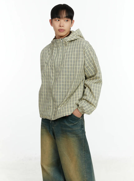 mens-plaid-windbreaker-jacket-if510