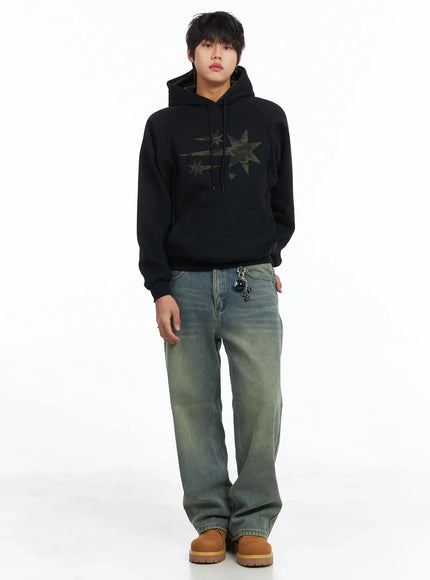 mens-simple-camo-detail-fleece-hoodie-ij512
