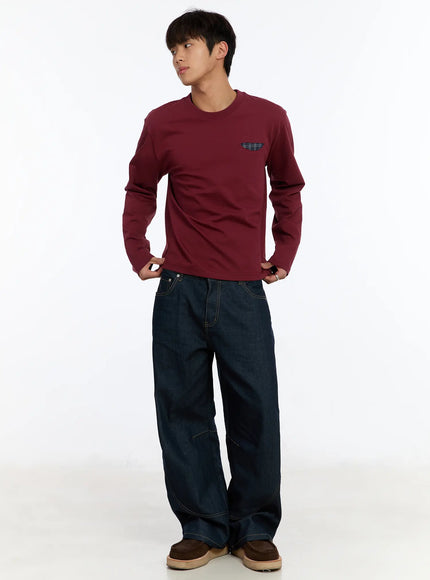 mens-long-sleeve-tee-with-plaid-pocket-im530