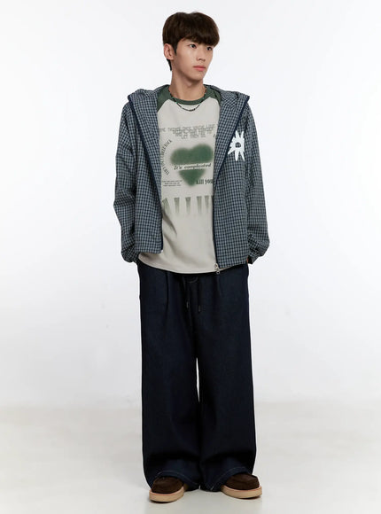 mens-checkered-windbreaker-jacket-is529