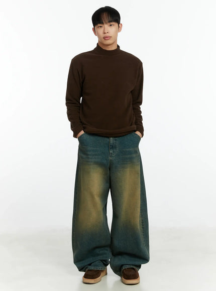 mens-warm-fleece-mock-neck-pullover-if510