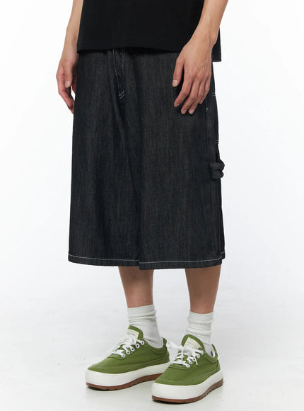 mens-black-carpenter-bermuda-shorts-iu510