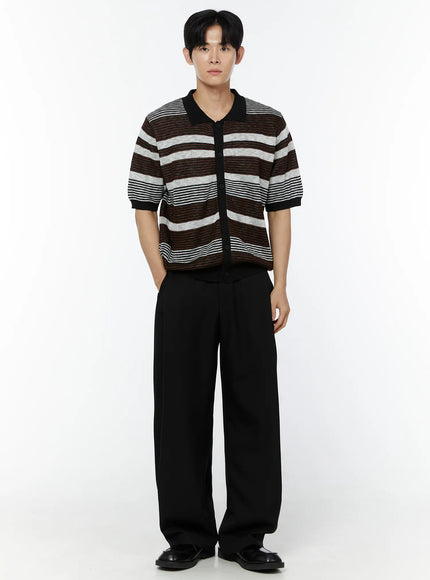 mens-striped-short-sleeve-cardigan-iu508