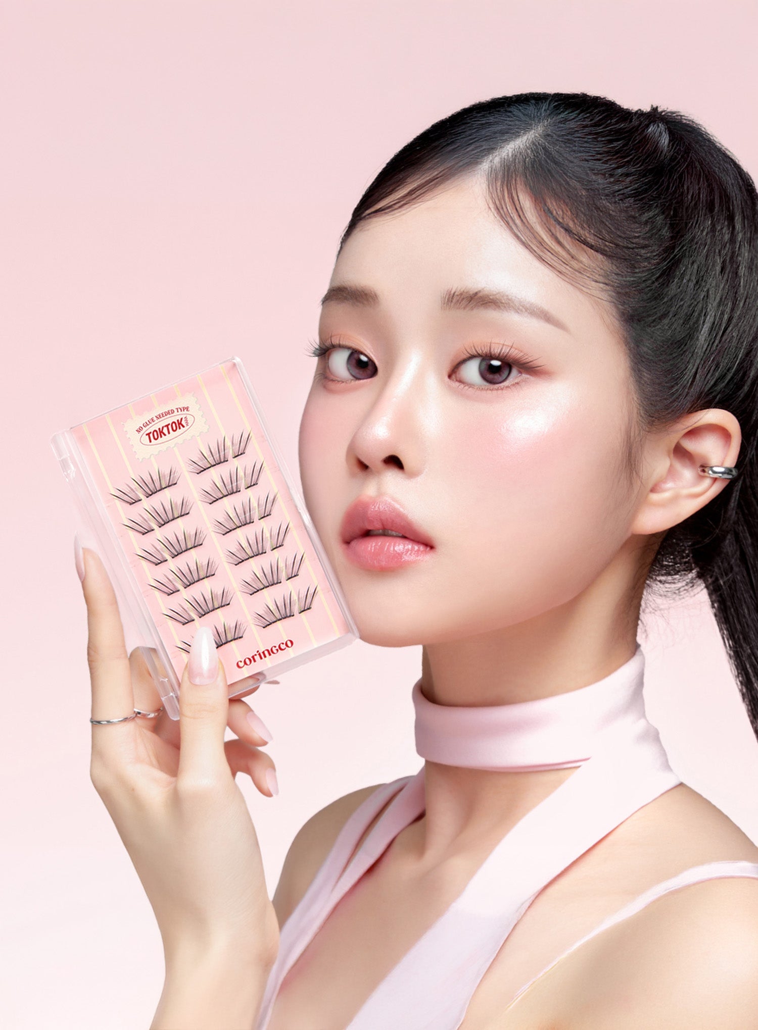 TOKTOKHARA No Glue Half Eyelash (24pcs)