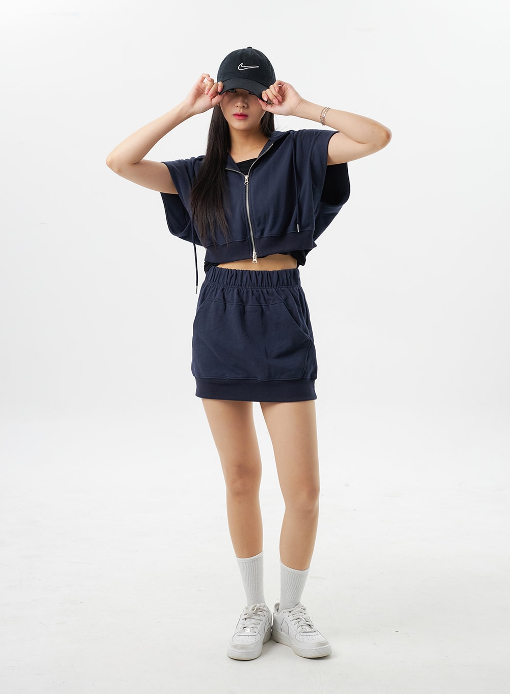 Skirt and sweatshirt cheap set