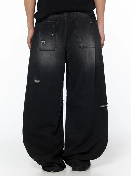 mens-vintage-distressed-baggy-jeans-black-iu510