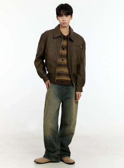 mens-textured-faux-leather-jacket-in503