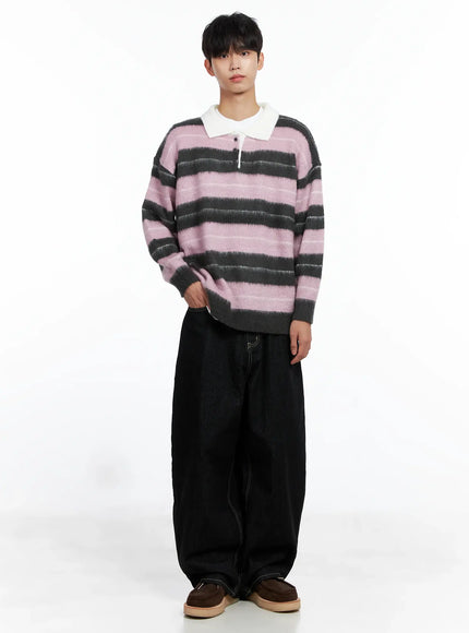 mens-striped-knit-sweater-light-pink-is519