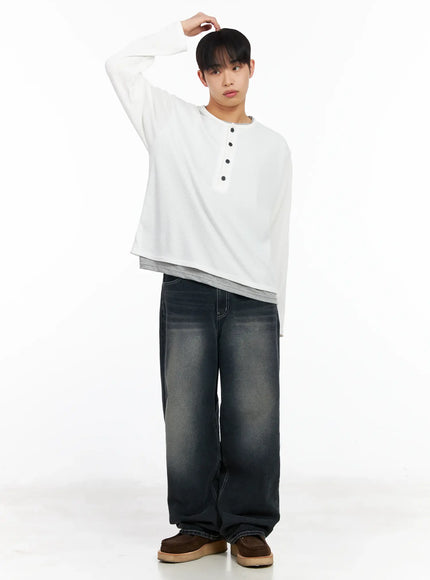 mens-layered-waffle-henley-long-sleeve-tee-im511