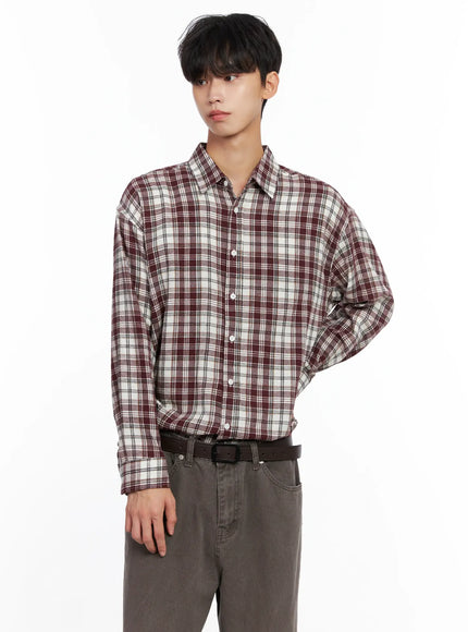 mens-classic-plaid-button-up-shirt-is519