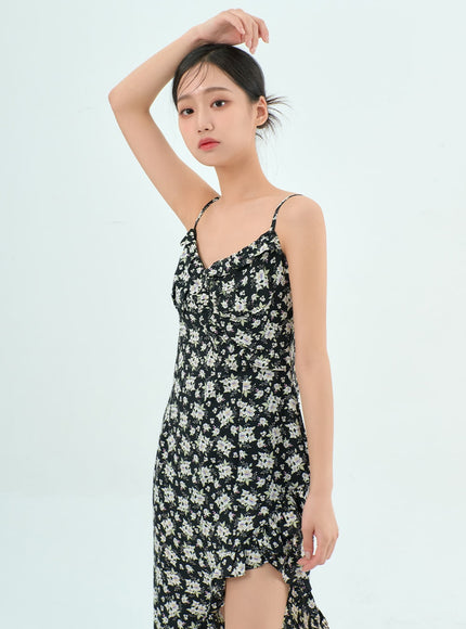 Flower Unbalanced Dress BY308