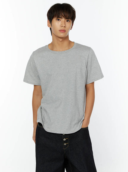 mens-layered-t-shirt-iy508 / Gray