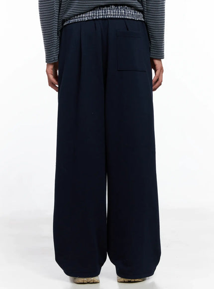 mens-plaid-waistband-sweatpants-io502