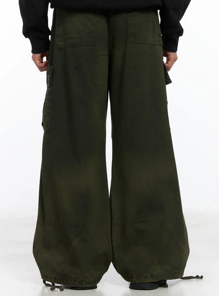 dark-green-wide-cargo-pants-id515