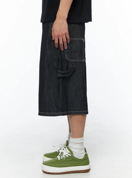 mens-black-carpenter-bermuda-shorts-iu510