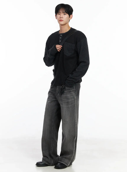 mens-two-toned-wool-knit-long-sleeve-top-ij521