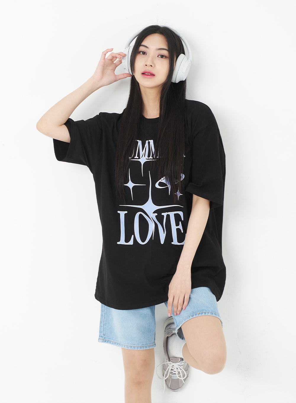 Oversized Graphic Tee BY311