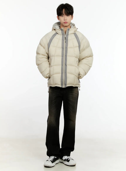 mens-color-block-puffer-jacket-light-beige-io531