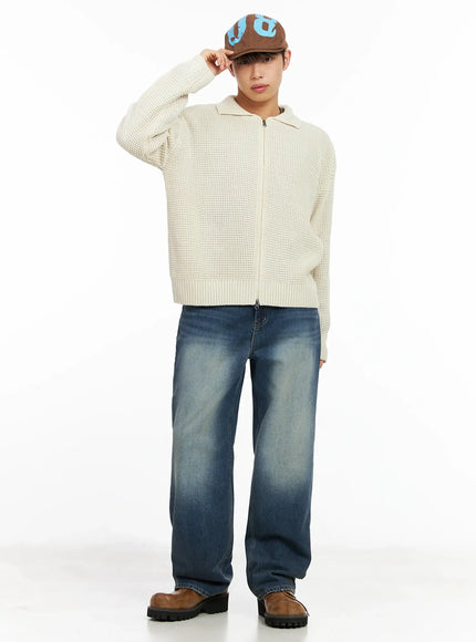 mens-waffle-knit-zip-up-cardigan-im511