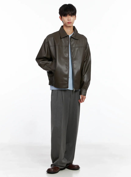 mens-classis-faux-leather-zip-up-jacket-is519
