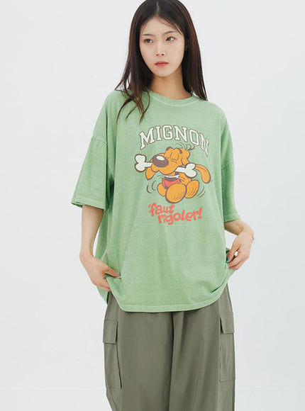 Dog Oversized Tee IY325