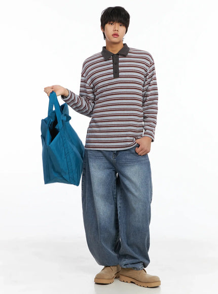 mens-striped-collar-fleece-sweater-ij512