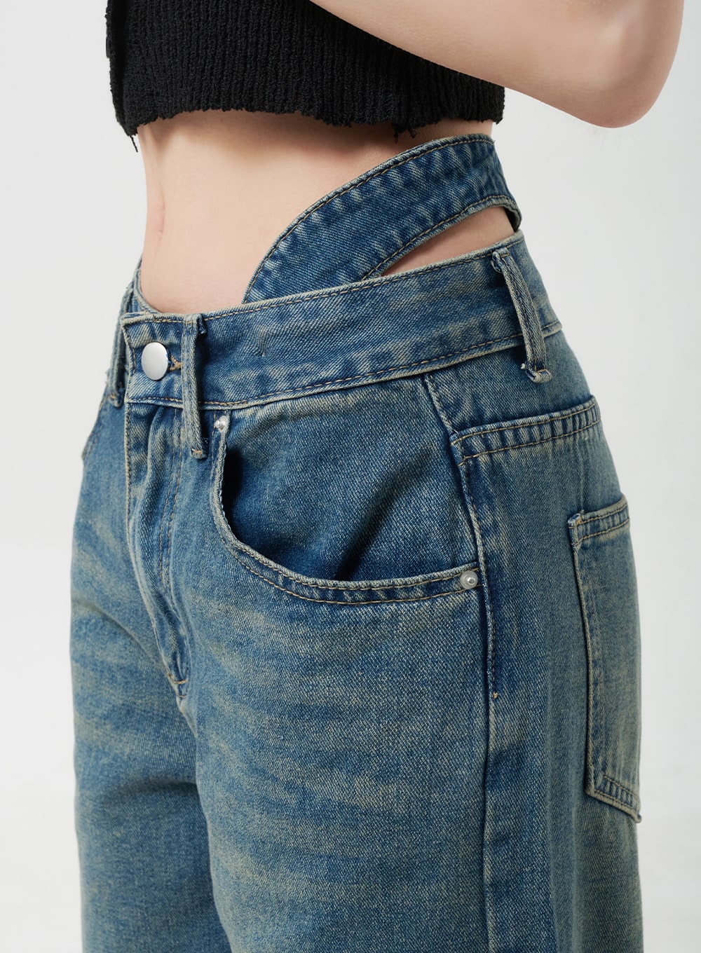 waist-detail-jeans-by331