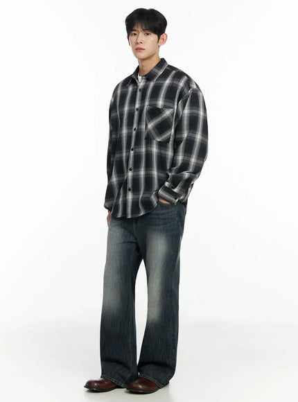 mens-plaid-button-up-shirt-if517