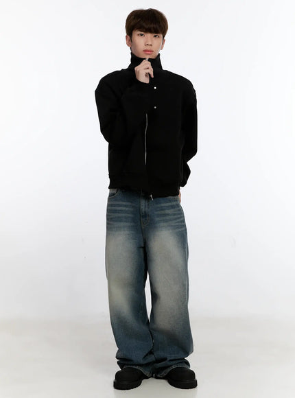 mens-classic-lace-up-boots-is529 / Black