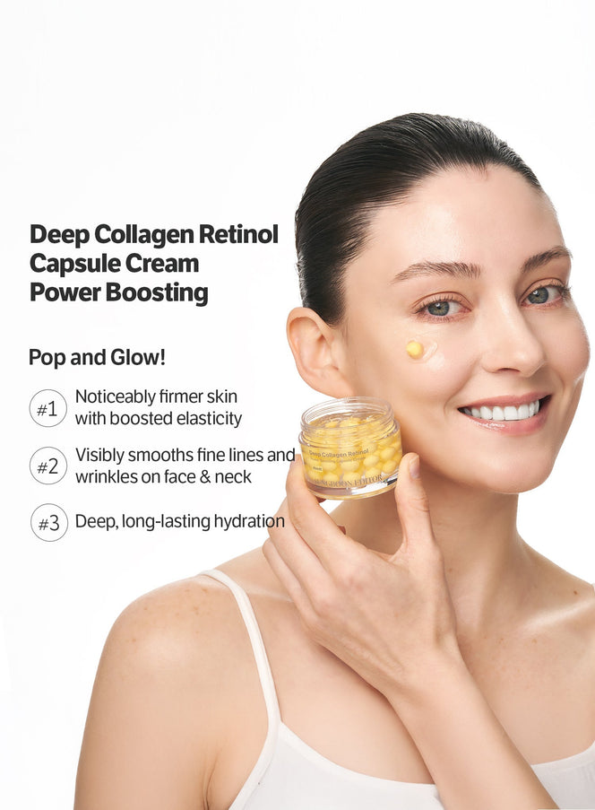 Deep Collagen Retinol Power Boosting Capsule Cream Duo Set (50ml*2ea)