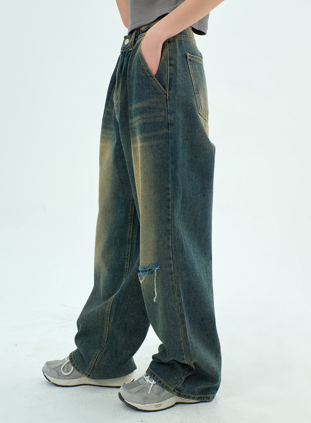 Baggy jeans dark wash Clearance