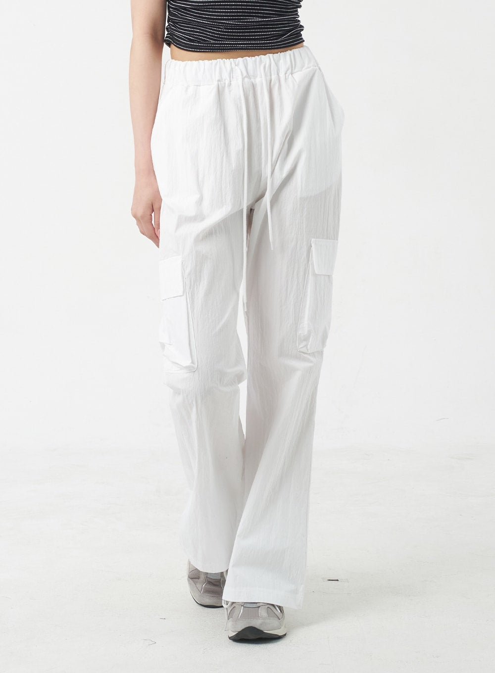 Wide Bootcut Track Pants BY312