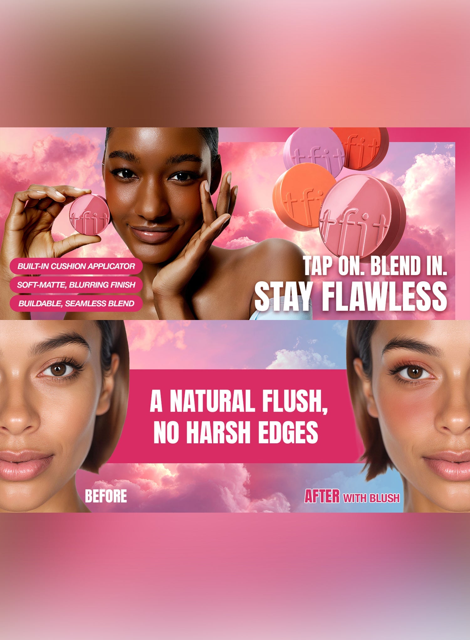 Fluffy Velvet Cushion Blush (4g)