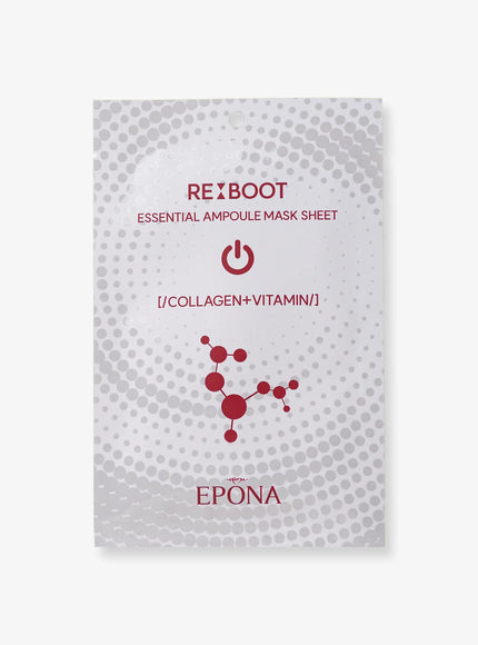 Reboot Essential Ampoule Mask Sheet Set - Collagen Plus Vitamin (23ml*10ea)
