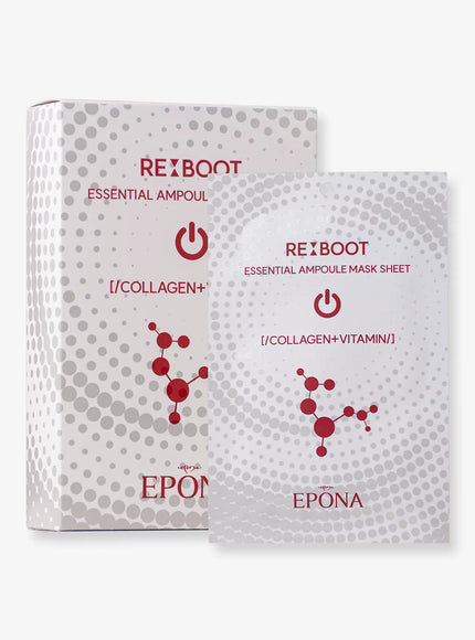 Reboot Essential Ampoule Mask Sheet Set - Collagen Plus Vitamin (23ml*10ea)
