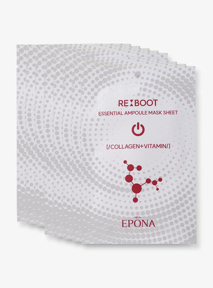 Reboot Essential Ampoule Mask Sheet Set - Collagen Plus Vitamin (23ml*10ea)