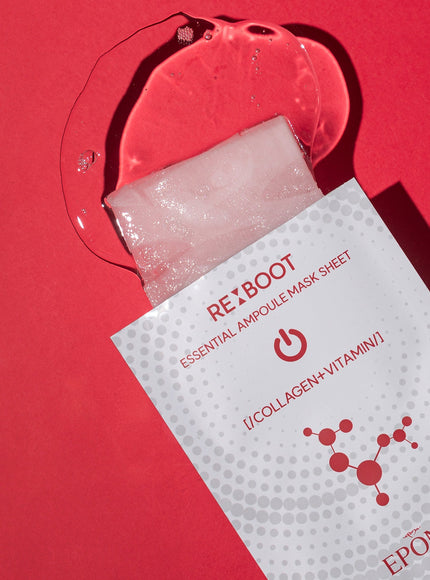 Reboot Essential Ampoule Mask Sheet Set - Collagen Plus Vitamin (23ml*10ea)