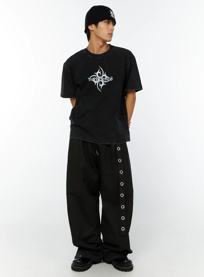 mens-eyelet-detail-wide-leg-pants-iy508-black