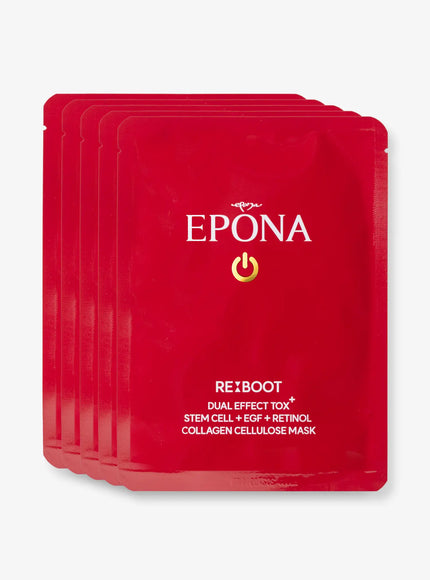 Reboot Dual Effect Tox Collagen Cellulose Mask Set (30ml*5ea)