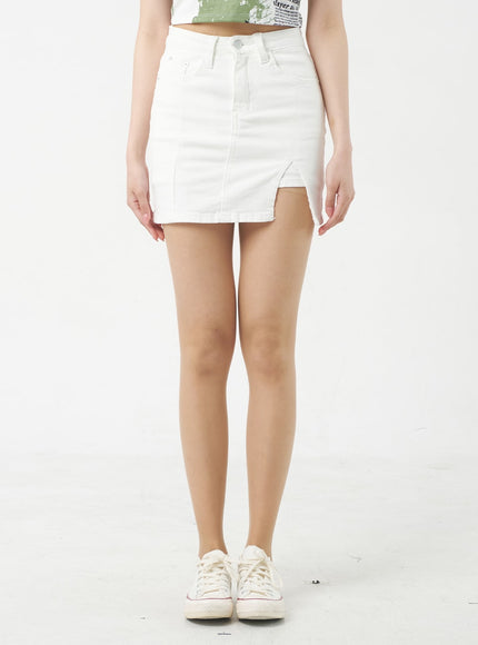 開衩迷你裙 BY312