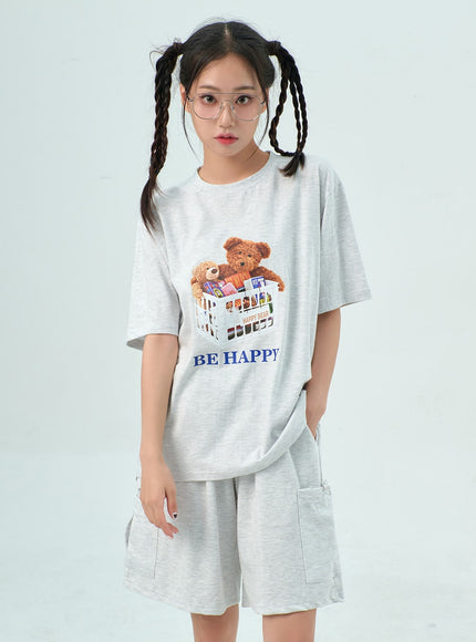 Teddy Bear Oversized Tee BY317