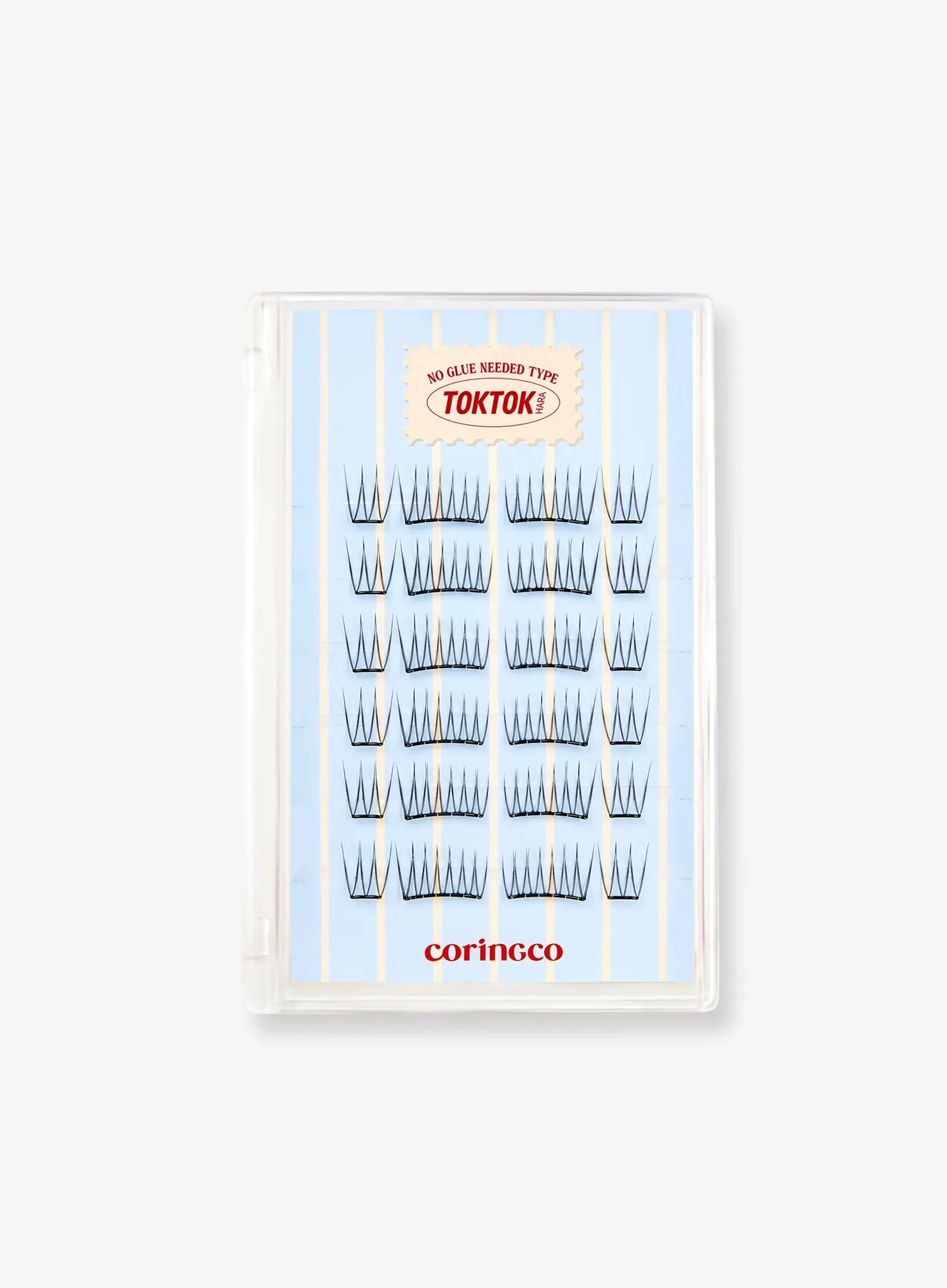 TOKTOKHARA No Glue Half Eyelash (24pcs)