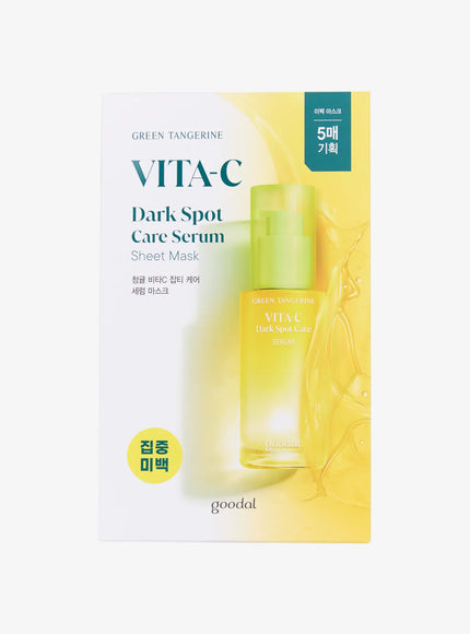 Green Tangerine Vita C Dark Spot Care Serum Sheet Mask 5p Set (28g*5)