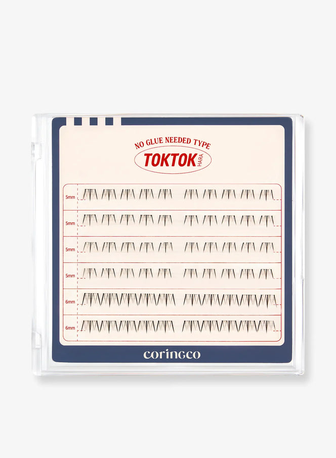 TOKTOKHARA No Glue Eyelash - Under Pop (60pcs)