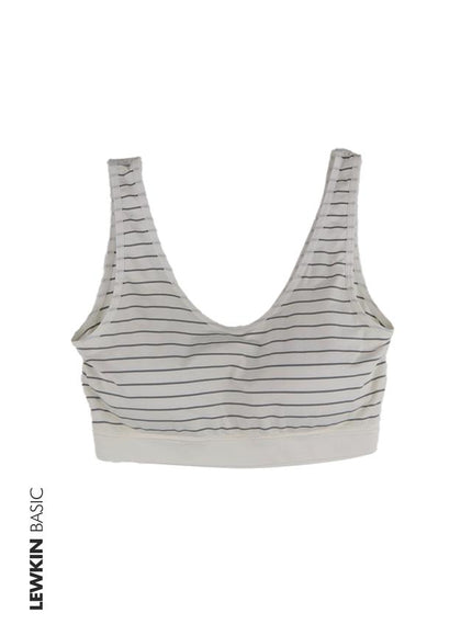 Basic Striped Sports Bra (Padded) OM408