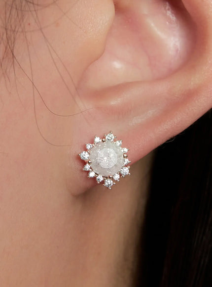 Opal Stud Earrings IN528