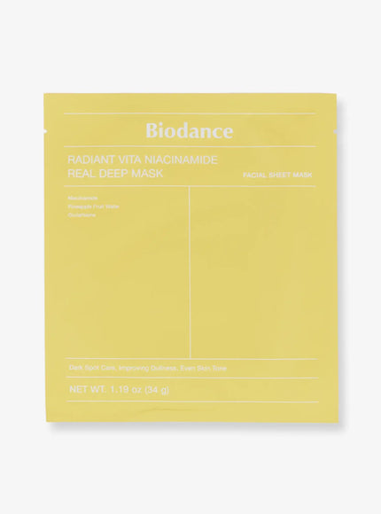 Radiant Vita Niacinamide Real Deep Mask Set (34g*4ea)