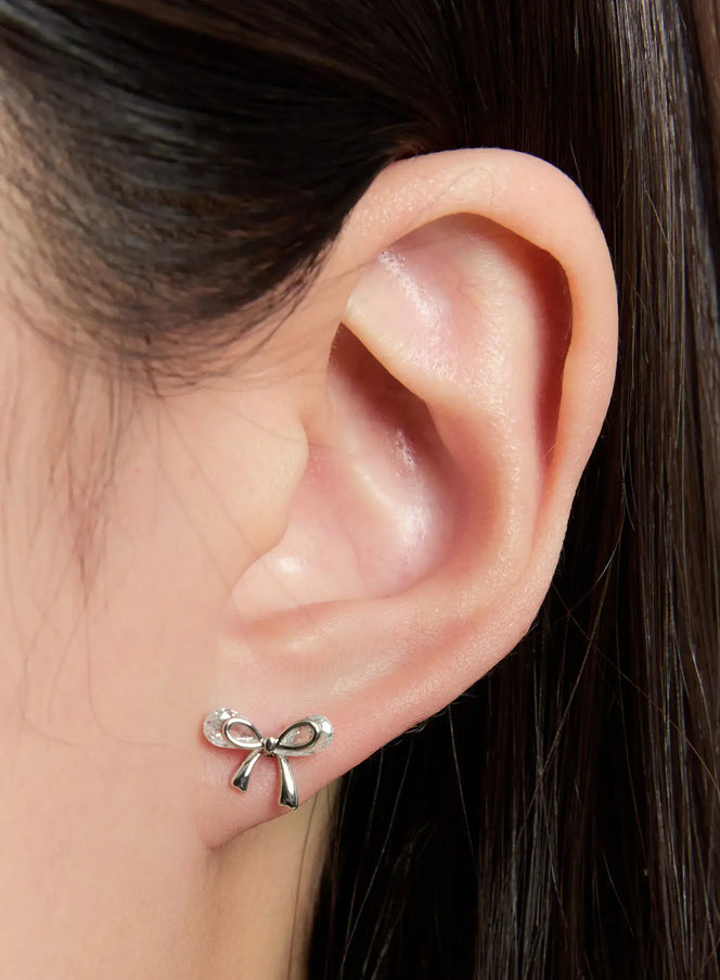 Elegant Bow Stud Earrings IN528